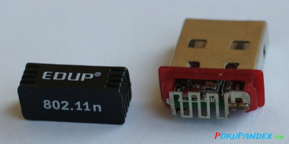 Wifi адаптер EDUP - антенна и чип RTL8188CU