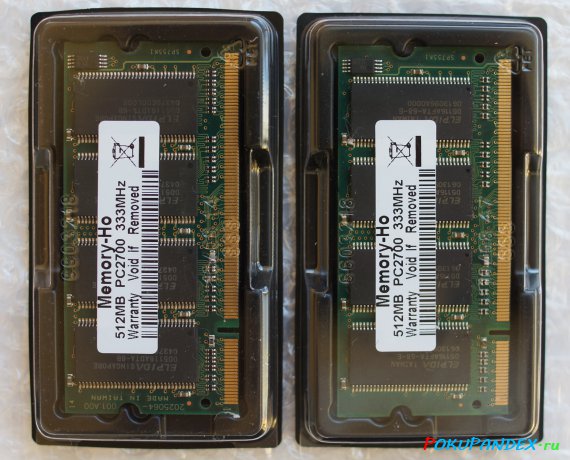 Память PC2700 512MB DDR 333 MHz SO-DIMM