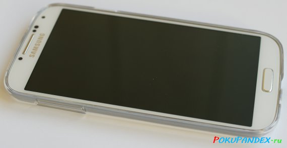 Бампер для Samsung Galaxy S4 - вид с лицевой стороны
