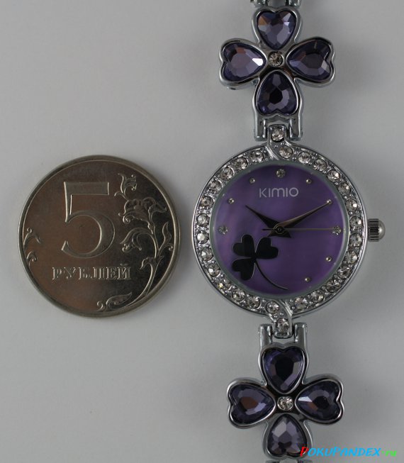 Женские часы KIMIO K456L с листиками клевера