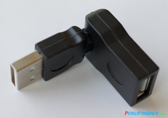 USB 2.0 угловой переходник 180 градусов