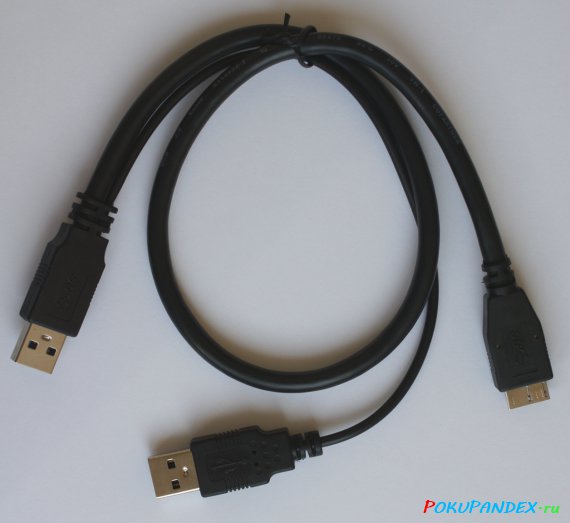 Y-кабель USB 3.0 - microUSB B