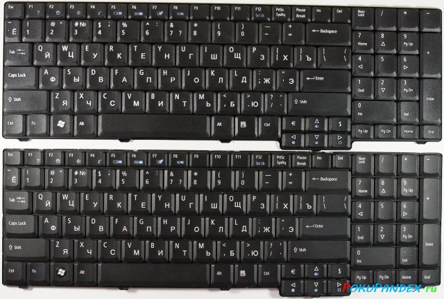 Клавиатура Acer eMachines E728 с русскими буквами