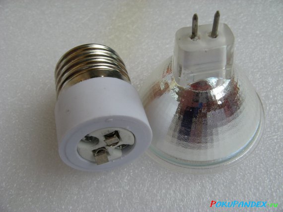 E27 to MR16 Base LED Light Lamp Bulb Adapter Converter