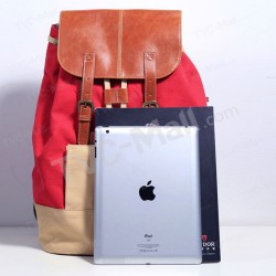 Красненький городской рюкзак с отсеком для планшета/нетбука.