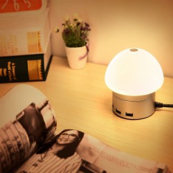Лампа-ночник Seenda с встроенным зарядным устройством на 6 USB-портов