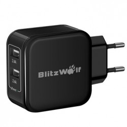 Отличная зарядка BlitzWolf® BW-S2 4.8A 24W Dual USB