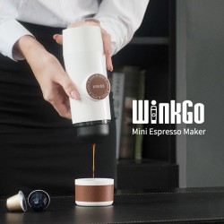 Портативная эспрессо-машина WinkGo: ароматный кофе всегда с тобой