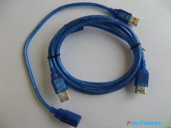Удлинительные кабели USB 2.0 - короткий и длинный