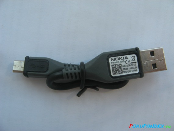 Micro-USB кабель с логотипом Nokia