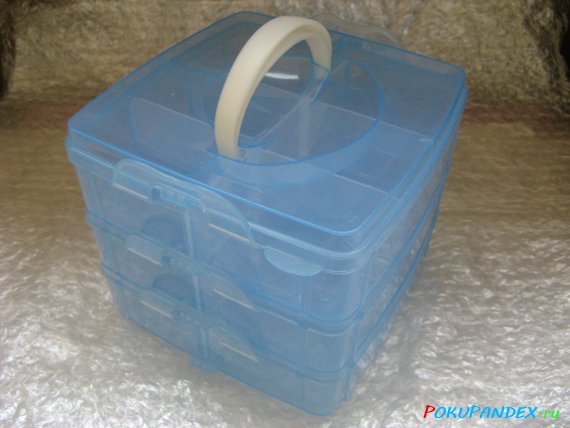 Многоярусная коробка-органайзер для мелочей