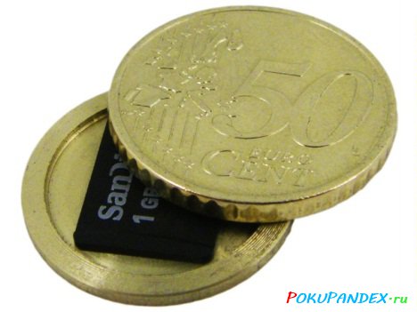 Монета тайник - 50 евро центов