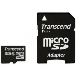 Карты памяти 8 GB microSDHC Class 6 - Transcend и ADATA