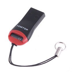 Маленький кардридер - USB 2.0 MicroSD Card Reader