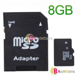 Noname карта памяти - 8 GB MicroSD TF Memory Card with SD Adapter