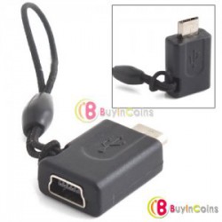 Переходник Mini USB to Micro USB Adapter Data Charger
