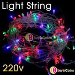 Новогодняя гирлянда - LED Light String 7 Color Christmas 220V 10 M