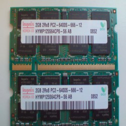 Память для ноутбука 4GB DDR2 notebook memory (2GB x 2)