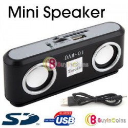 Маленький громкий MP3-плеер USB/SD (стерео колонки)