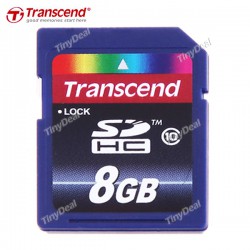 TRANSCEND Class10 8GB, карта памяти для фотоаппарата.