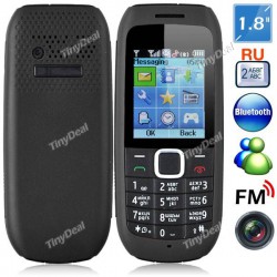 Russian Keyboard 1.8" 2 SIM Mobile Cell Phone with Camera