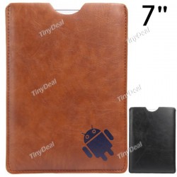Universal Synthetic Leather Case Cover Shell Pouch Bag for 7"