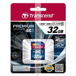 Карта памяти Transcend 32Gb SDHC UHS-I Premium 300x