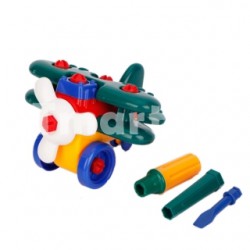 Пластиковый аэроплан - отличная развивающая игрушка-конструктор