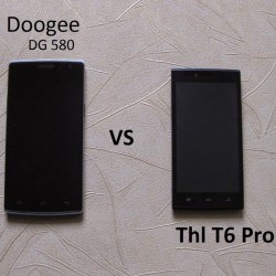 Doogee DG580 против Thl T6 pro - битва интересных бюджетников, обзор - сравнение.