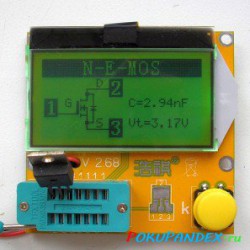 LCR-T3 LCD ESR Meter Transistor Tester. Прибор начинающего радиолюбителя