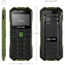 MELROSE S2 - кнопочный кредитко-телефон (9*5см и 45 грамм)