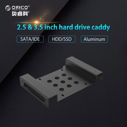 Адаптер ORICO AC52535-1S для установки 2,5- и 3,5-дюймовых жестких дисков в 5,25-дюймовый слот ПК
