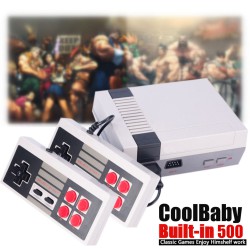 Игровая ретро приставка NES 8bit COOLBABY 500в1 с подключением через HDMI