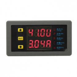 Цифровой ампервольтметр VAM9020 с дополнительными функциями подсчета времени, мощности и емкости.
