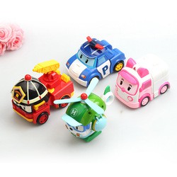 Робокар Поли и его команда (набор тематических игрушек-трансформеров)