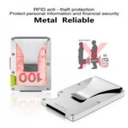 Металлический кардхолдер с RFID защитой