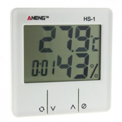 Термометр, измеритель влажности (+ часы, будильник) ANENG HS-1