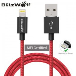 Сертифицированный кабель для iPhone BlitzWolf MFI или владельцы эппл должны СТРАДАТЬ
