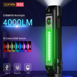 Обзор фонаря Sofirn IF23 - ходовой + флудерный свет / RGB / повербанк и многое другое