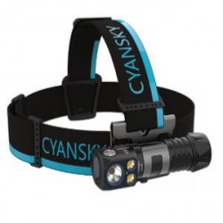 Обзор налобного фонаря Cyansky HS7R - разделенный ближний/дальний свет, зарядка, стабилизация